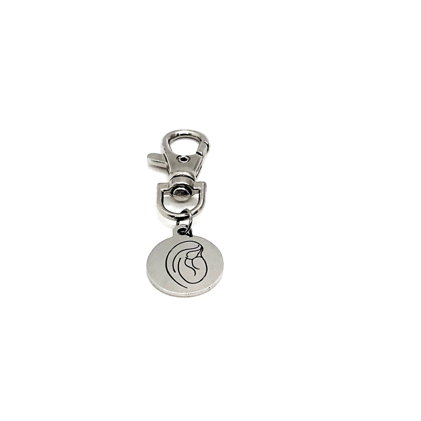 Bag Charm, Mother and Child Charm, Mommy and Baby Charm, New Mom Gift, Mother’s Day Gift, Baby Shower Gift Charm, Keychain Charm